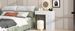 31.5" Makeup Vanity Desk With Lighted Mirror, Luxury Dressing Table With 2 Drawers And 1 Cabinet, 3 Lighting Modes Available For Bedroom, White-Gold_maomaolike.com
