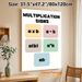 Multiplication Signs Painting Poster, Soft-toned Minimalist Educational Poster, Clear Multiplication Notation Display For Learning Spaces And_maomaolike.com