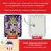 Bedlington Terrier King Of Mardi Gras Porcelain Ornament Christmas Tree Hanging Decorations For Home Christmas Holiday, Rectangle, Gift, Multicolor_maomaolike.com