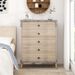 Farmhouse Chest Dresser Of Drawers Tall Storage Organizer_maomaolike.com