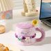 Ceramic Mug With Lid And Spoon_maomaolike.com