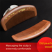 Black Ebony Sandalwood Anti-Static Natural Long Women Massage Hair Loss Prevention Peach Wood Comb Portable Home Use_maomaolike.com
