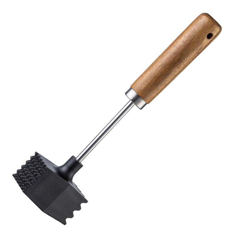 Wooden Handle Pine Meat Hammer Steak Beater_maomaolike.com