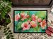 Delaware Peach Blossom In Watercolor Doormat Front Door Mat Indoor Outdoor Rugs For Entryway, Non Slip Washable Low Pile, 24H X 36W_maomaolike.com