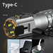 Mini New Professional Grade Strong Light Super Waterproof Black Technology Original Magnetic Flashlight_maomaolike.com