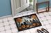 Keeshond Spooky Halloween Doormat Front Door Mat Indoor Outdoor Rugs For Entryway, Non Slip Washable Low Pile, 24H X 36W_maomaolike.com