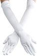 Unisex Satin gloves, long dress satin gloves, wedding performance ball gloves clothing accessories, dance gloves_maomaolike.com