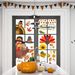 10 Sheets Window Clings Turkey Pumpkin Maple Leaf Pattern Window Stickers Static PVC Fall Window Decals For Home Decoration_maomaolike.com
