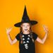 Unisex Halloween hat black wizard hat makeup costume props magic witch hat_maomaolike.com