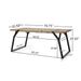 CREASION Modern Dining Table Made Of Acacia Wood Featuring Slat Design Perfect For Family Gatherings_maomaolike.com