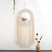Nordic Handwoven Cotton Rope Round Tassel Makeup Mirror Bedside Bedroom Homestay Entrance Decoration Wall Hanging_maomaolike.com