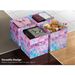 Fabric Storage Cubes - 6 Foldable Tie Dye Organizing Cubbies, Toy Box & Closet Organizer, 6 Count_maomaolike.com