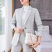 Women's Clothing formal wear autumn and winter new wide-leg pants suit socialite temperament goddess style _maomaolike.com