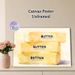 Butter Themed Painting Poster, Gentle Watercolor Butter Stacks Poster, Warm Culinary-inspired Decor Ideal For Kitchen And Dining Area_maomaolike.com