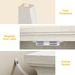 3-Door Buffet Cabinet With Storage, Bohemian Sideboard With Adjustable Shelves, Wood Credenza Cabinet, Console Table For Bedroom, Living Room, Dining Room, Hallway, Grayish-White_maomaolike.com