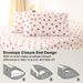 3pcs/set Small Red Heart Printed Set(1 & 2 Pillowcase)Soft And Skin-Friendly Duvet Cover Bedding Set For_maomaolike.com