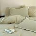 Vintage Original Cotton Gauze Four-Piece Three-Dimensional Double Layer Ruffled Edge Bedding Washable Set_maomaolike.com