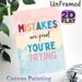 Inspirational Quote Painting Poster, Soft Watercolor Style Pastel-toned Motivational Text Poster, Uplifting Encouraging Message Ideal For Office_maomaolike.com