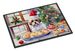 Lhasa Apso Christmas Cookies Doormat Front Door Mat Indoor Outdoor Rugs For Entryway, Non Slip Washable Low Pile, 24H X 36W_maomaolike.com