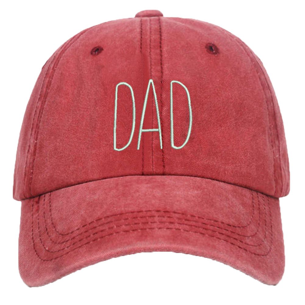 Unisex Washed cotton DAD MOM embroidered baseball cap Cotton duck hat Dad hat Hip Hop hat_maomaolike.com