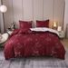 Stunning Gold Butterfly & Constellation Design, Modern Minimalist Quilt Cover With Pillowcases, Luxury Synthetic Fiber Bedding For Twin/Full Size Beds_maomaolike.com