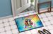Cavalier Spaniel Hippie Dawg Doormat Front Door Mat Indoor Outdoor Rugs For Entryway, Non Slip Washable Low Pile, 24H X 36W_maomaolike.com