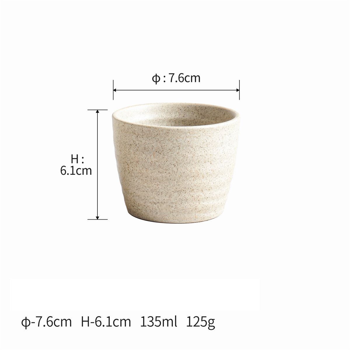 Coarse Pottery Tea Cup, Japanese Casual Cup, Host Cup_maomaolike.com