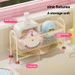 VANFOLA Kitchen Counter & Sink Storage Rack, Drain Holder For Dish Sponge, Cleaning Cloth & Steel Wool, Narrow Side Organizer For Washing Basin_maomaolike.com