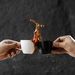 MHW-3BOMBER Espresso 80ml Ceramic Coffee Cup And Saucer Professional Home Barista Latte Art Mug Exquisite Kitchen_maomaolike.com