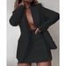 Women's Clothing fashion suit tops + short skirt two-piece suits _maomaolike.com