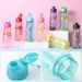 650ML Transparent&Portable Leak-proof Shaker Sports Water Bottle With Lid For School Gym Travel Girl Boy BPA Free_maomaolike.com