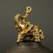 Creative Ornament Antique Solid Lucky Ceremony Tea Pet Living Room Office Craft Mini Small Elephant_maomaolike.com