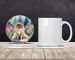 Pomeranian Spring Path Large Sandstone Coasters Pack Of 4 Absorbent Round Coasters Decor Gifts For Men Or Women, 4 In, Multicolor_maomaolike.com