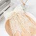 Lace Bow Tiebacks Light Luxury French Curtain Drawstring Buckle Korean Style No-Drill Beautiful Sheer Tie Rope_maomaolike.com
