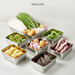 Stainless Steel Food Storage Container Small Square Kitchen Basin Luncheon Meat With Lid Freezing Divider Box Frozen_maomaolike.com