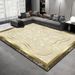 Living Room Rug,Large Rug,Oversized, Gold Leaves Design,Bedroom Rug,Soft And Thick, Machine Washable, Thickened Rug, Bedside Rug,Decorative Indoor Rug_maomaolike.com