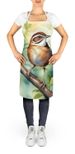 South Carolina Wren Apron Cooking Kitchen Server Baking Crafts Gardening For Adult Women Men, Unisex, Large, Multicolor_maomaolike.com