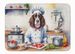 English Springer Spaniel The Chef Memory Foam Kitchen Mat Machine Washable Anti-Fatigue Mat Cushion Comfort Bath Mat Or Kitchen Rug_maomaolike.com