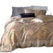 Luxury High-End 100S Satin Tencel Four-Piece Set Lyocell Ice Silk Cool Feel Naked Sleep Duvet Cover Bed Sheet Bedding_maomaolike.com