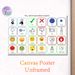 Communication Board Painting Poster, Clear Icon-style Visual Communication Poster, Practical Aid For Daily Expression, Suitable For Home And Therapy_maomaolike.com