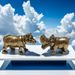 Cross-Border Hot Selling Solid Copper Hippo Ornament Childlike Tea Pet Decoration Brass Crafts Collection Factory Wholesale_maomaolike.com