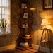 Modern Wall Corner Bookshelf Bookcase_maomaolike.com