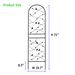 2 Pack Metal Garden Trellis 71" X 19.7" Rustproof Trellis For Climbing Plants Outdoor Flower Support Bird Deco Black_maomaolike.com