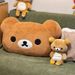 Rilakkuma Bear Plush Dual Sided Large Soft Bedside Cushion Nap Pillow Dormitory Stuffed Doll Gift For Girlfriend_maomaolike.com