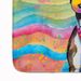 Boston Terrier Hippie Dawg Memory Foam Kitchen Mat Machine Washable Anti-Fatigue Mat Cushion Comfort Bath Mat Or Kitchen Rug_maomaolike.com