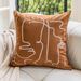 Rabbit Plush Pillow Horizontal Bedside Cushion Model Room Decorative Backrest Nordic Living Room Sofa Pillowcase_maomaolike.com