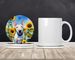 English Bull Terrier In Sunflowers Large Sandstone Coasters Pack Of 4 Absorbent Round Coasters Decor Gifts For Men Or Women, 4 In, Multicolor_maomaolike.com