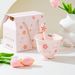 High-value Cherry Blossom Goblet Souvenir Ceramic Girl Office Drinking Cup Breakfast Cup Net Celebrity Elegant Cup_maomaolike.com