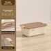 Desktop Snacks Miscellaneous Fruit Basket With Handle And Lid Plastic Home Clothing Storage Organizer Box_maomaolike.com