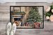 English Foxhound Cozy Christmas Doormat Front Door Mat Indoor Outdoor Rugs For Entryway, Non Slip Washable Low Pile, 24H X 36W_maomaolike.com